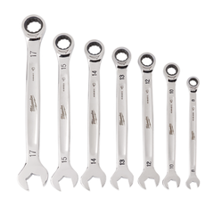 Set de chei combinate cu clichet Maxbite™ metric, 7buc 8-17 mm Milwaukee - imagine 2