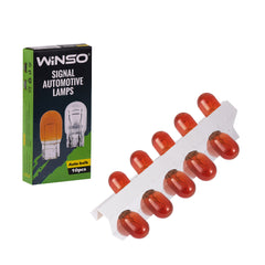 Bec Halogen Winso 12V WY21W 21W WX3x16d Amber Winso - imagine 1
