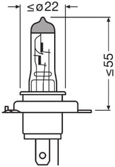 BEC 12V H4 60/55 W ORIGINAL OSRAM