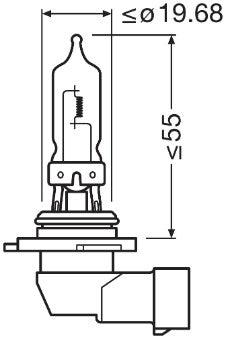 BEC 12V HB3 60 W ORIGINAL BLISTER 1 BUC OSRAM