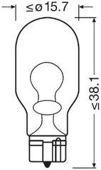 BEC 12V W16W ORIGINAL SET 10 BUC OSRAM