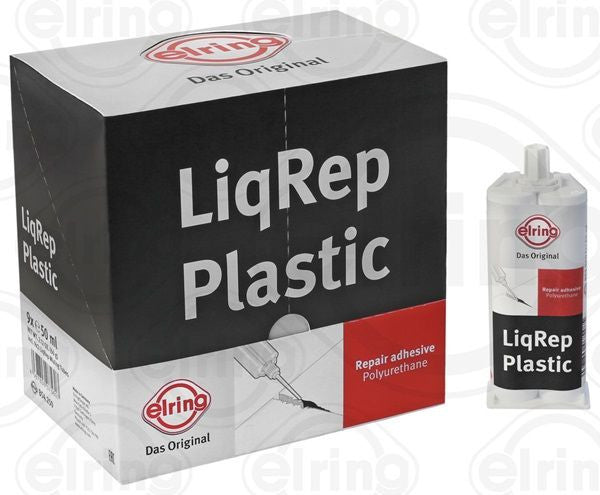 Adeziv pentru caroserie - LiqRep Plastic - Adeziv poliuretanic bicomponent cu întărire  rapidă Elring - imagine 1