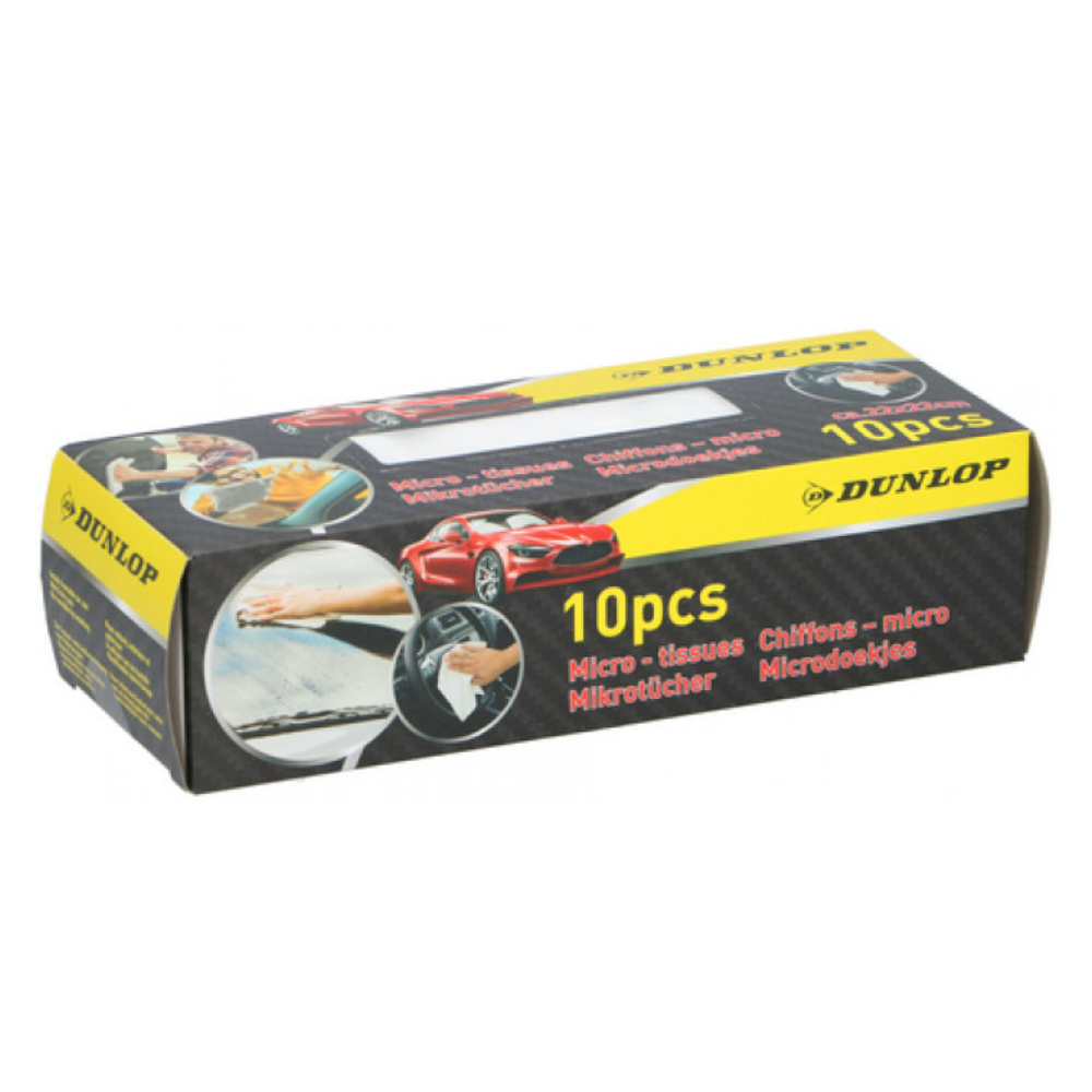 Laveta microfibra 22X22 cm Set 10 buc Dunlop - imagine 1