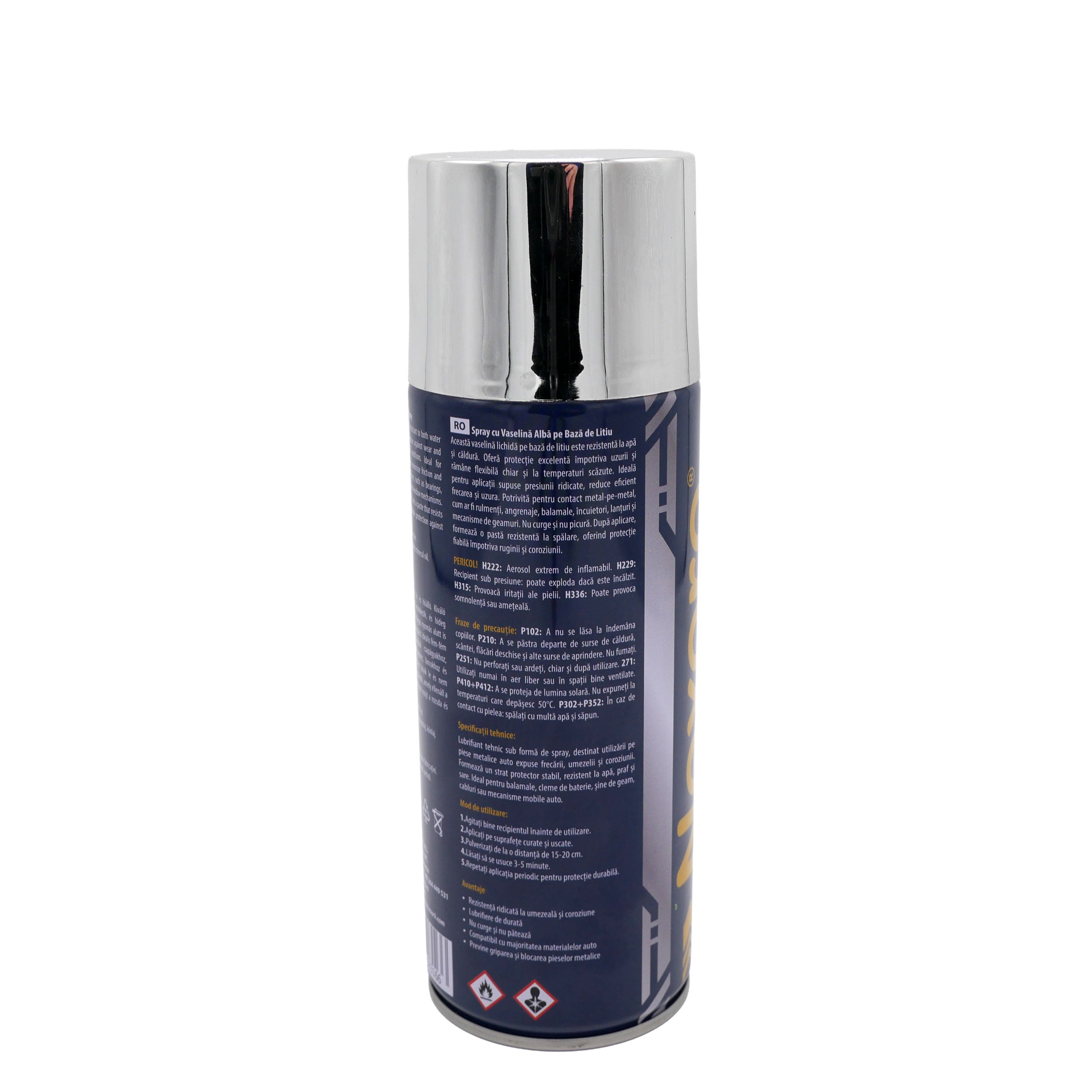 Spray vaselina alba cu litiu N7899 450ml NOXARO Noxaro - imagine 2