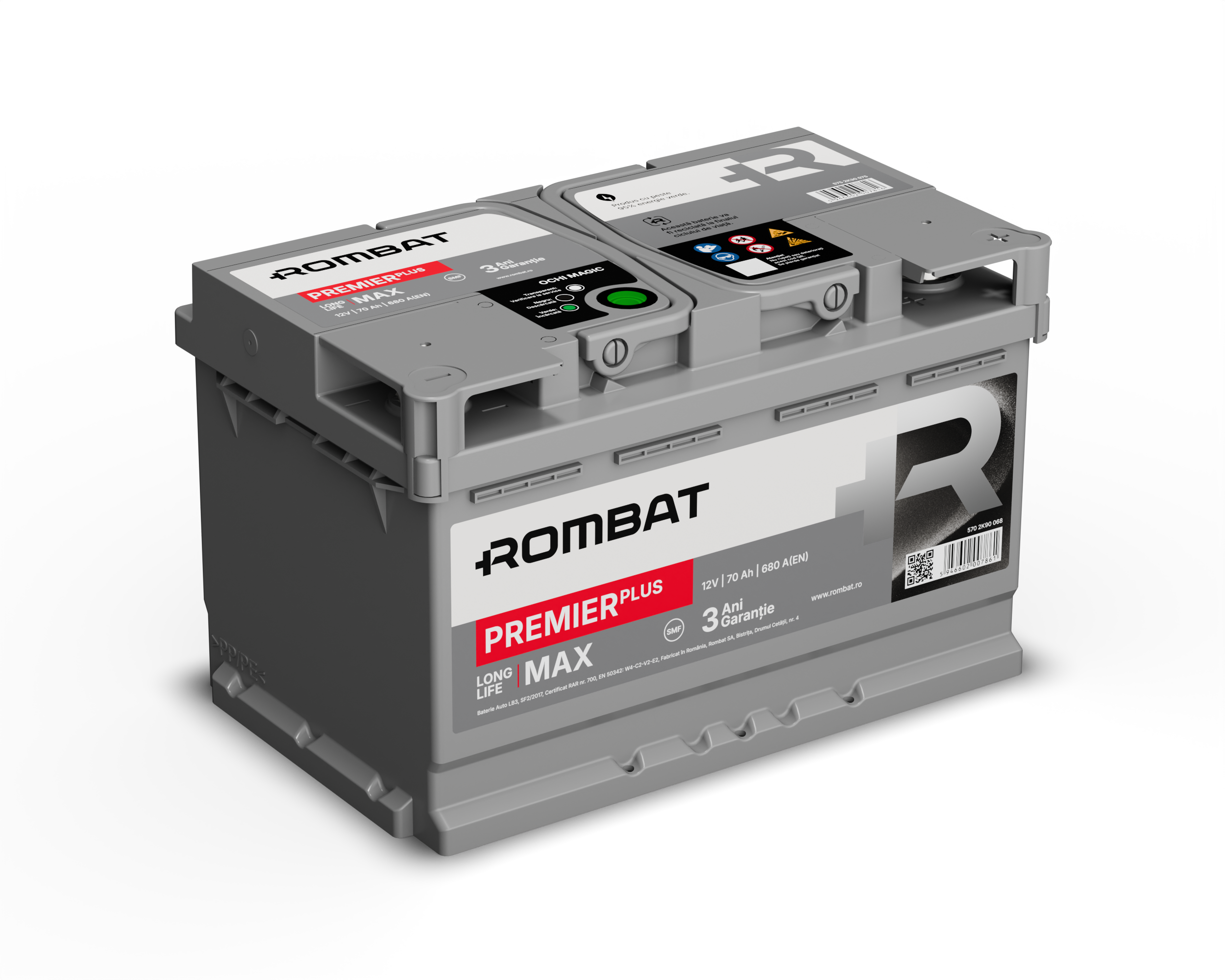 Acumulator Rombat Premier PLUS 70 Ah Rombat - imagine 2
