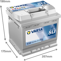 Acumulator Varta Blue Dynamic 52 Ah Varta - imagine 2