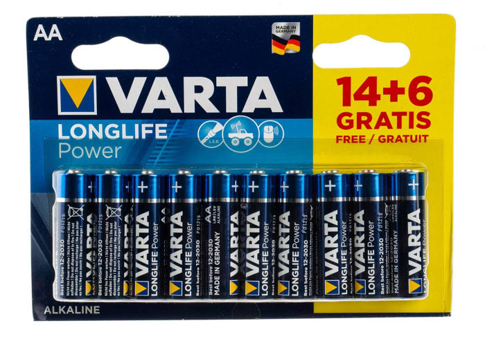 Baterie Varta LongLife Power AA Blister 20 (14+6) Varta - imagine 1