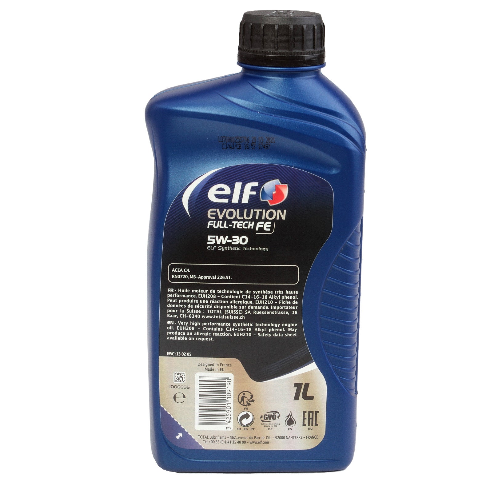Ulei motor ELF Evolution Fulltech Fe 5W30  1L Elf - imagine 3