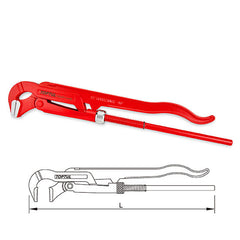Cleste papagal pentru tevi (Model Suedez 90°) Toptul - imagine 1