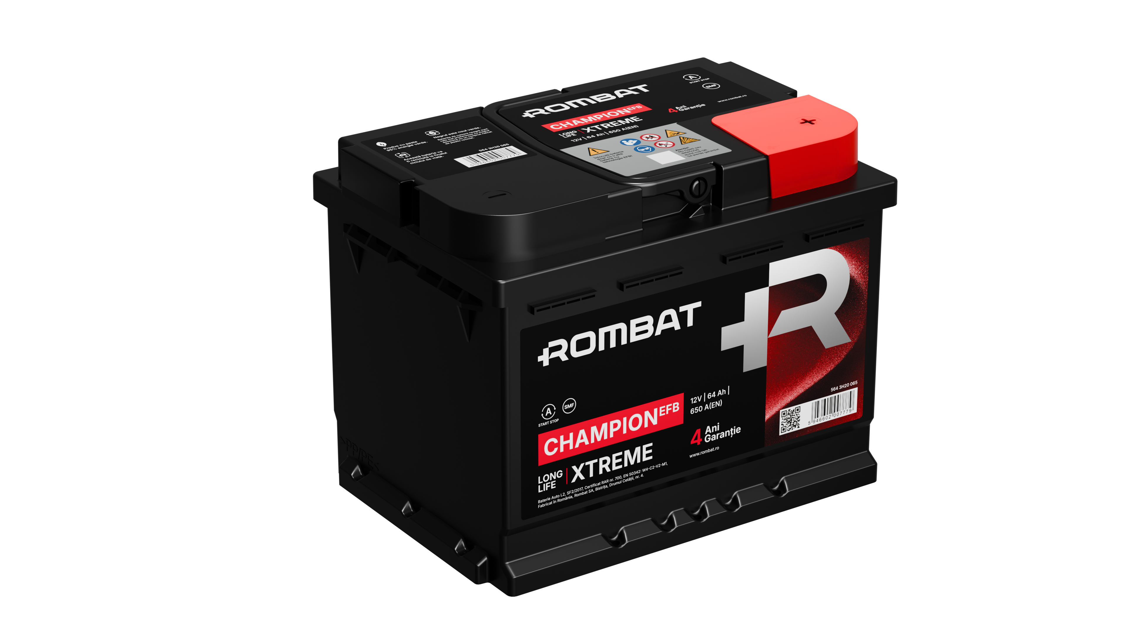 Acumulator Rombat Champion 64 Ah [Start-Stop] Rombat - imagine 4