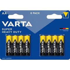 Baterie Super Heavy Duty AA Blister 8 buc Varta - imagine 1