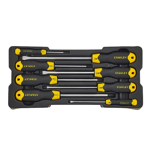 Șurubelniță STANLEY® TRANSMODULE SYSTEM™ Cushion Grip, 8 buc. Stanley - imagine 1