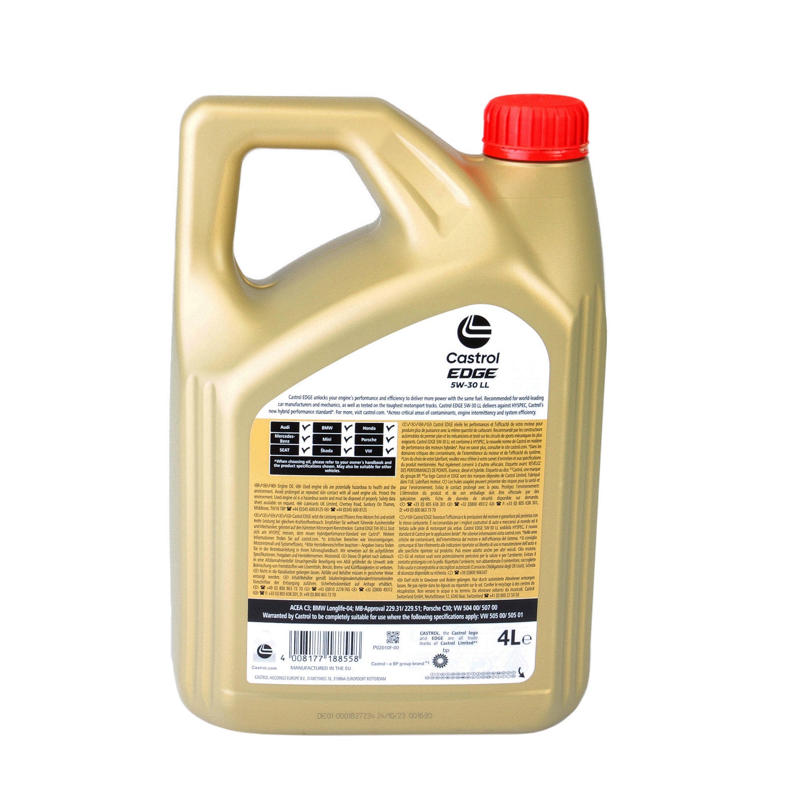 Ulei motor Castrol Edge LL 5W30 4L Castrol - imagine 3