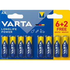 Baterie Varta LongLife Power AA - LR6 2V (Alcalina) 8 buc Varta - imagine 1