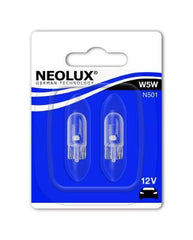 Bec Neolux W5W 12V 5W W2.1X9.5D Neolux - imagine 1