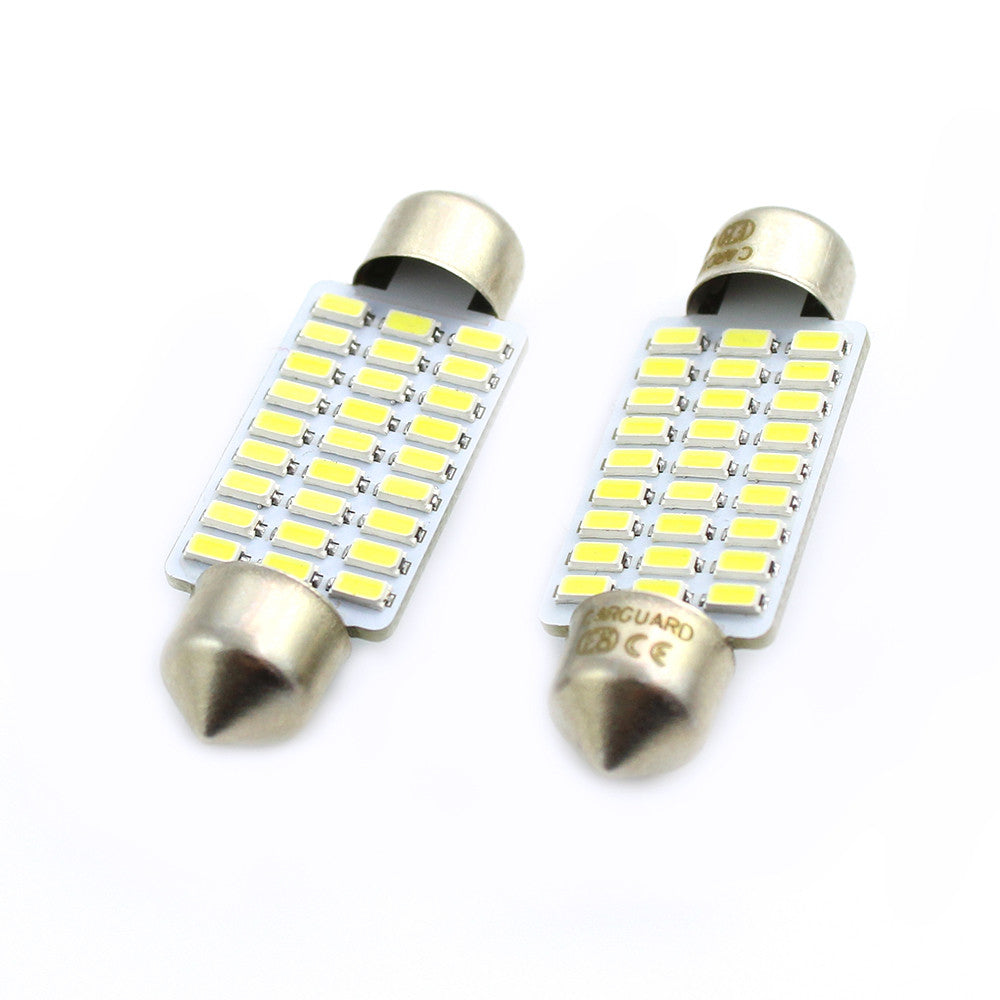 Bec Led Sofit C5W 12V 1.5W - Set 2 buc Carguard - imagine 1