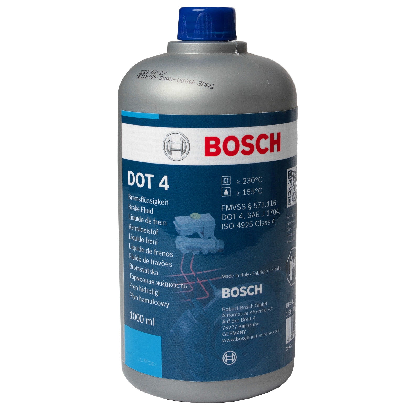 Lichid de frana Bosch SL DOT4 1L Bosch - imagine 1