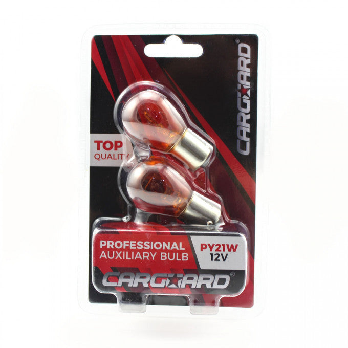 CARGUARD - Set de 2 becuri P21W; BAU15s - portocalii Carguard - imagine 1