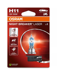 Bec Halogen Osram Night Breaker Laser H11 | 12V - PGJ19-2 Osram - imagine 1