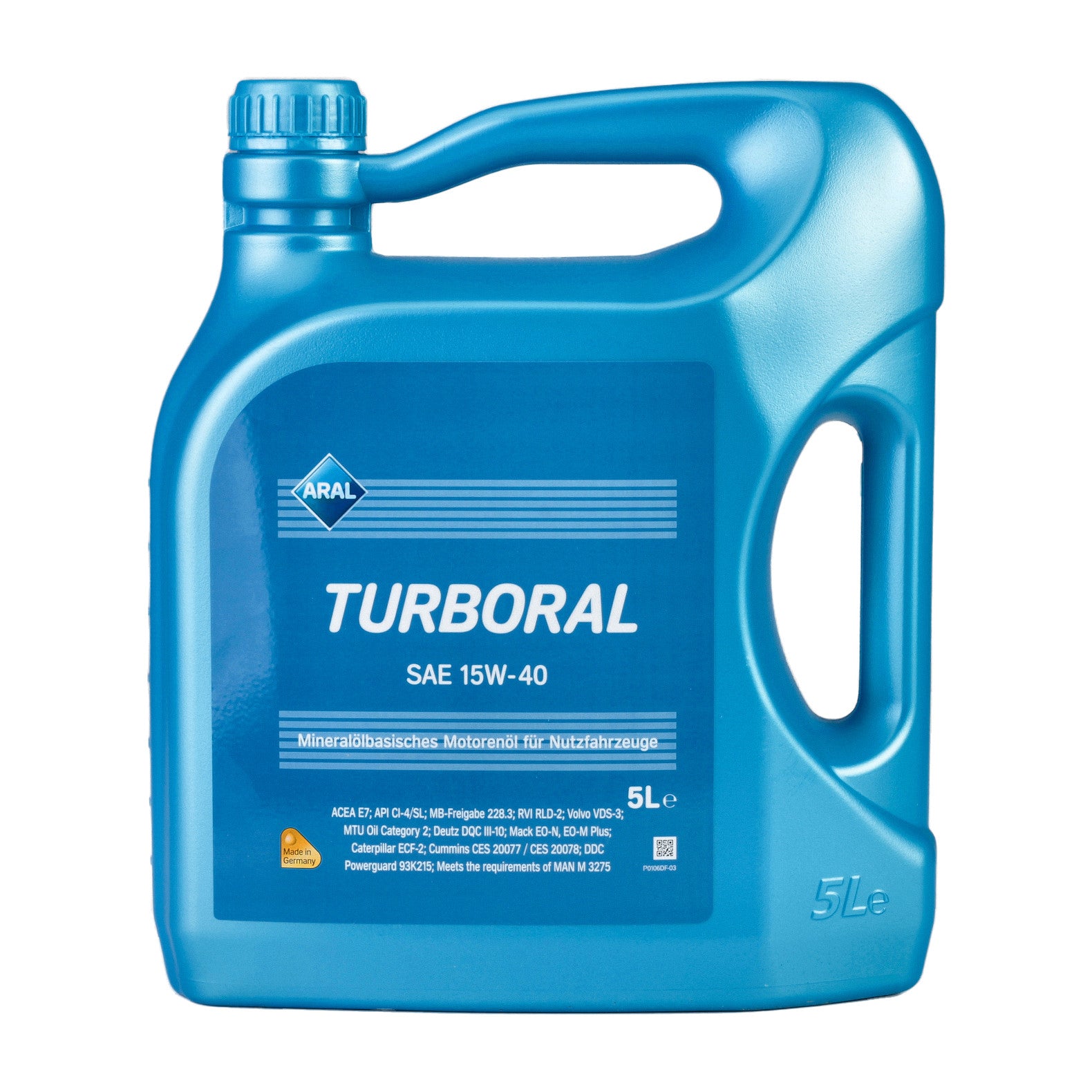Ulei motor Aral Turboral 15W40 5L Aral - imagine 1