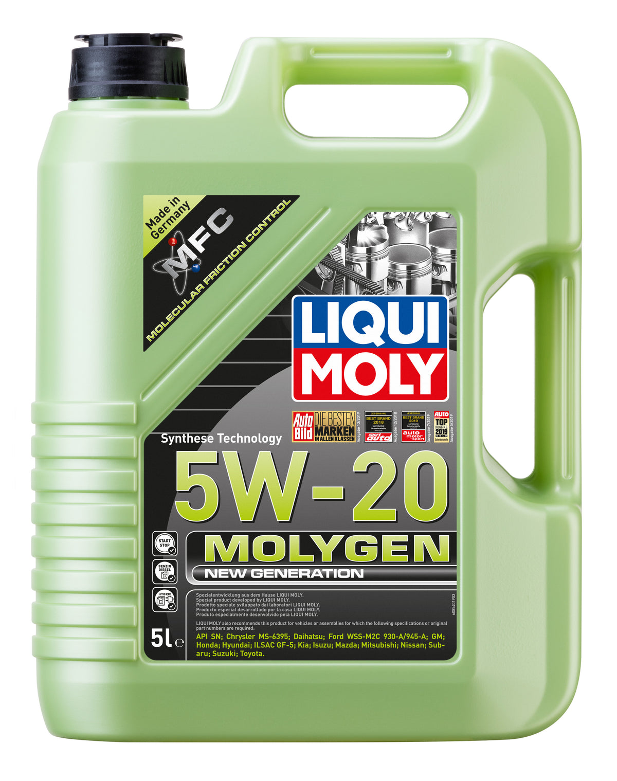 Ulei motor Liqui Moly Molygen New Generation 5W20 (8540) 5L Liqui Moly - imagine 1