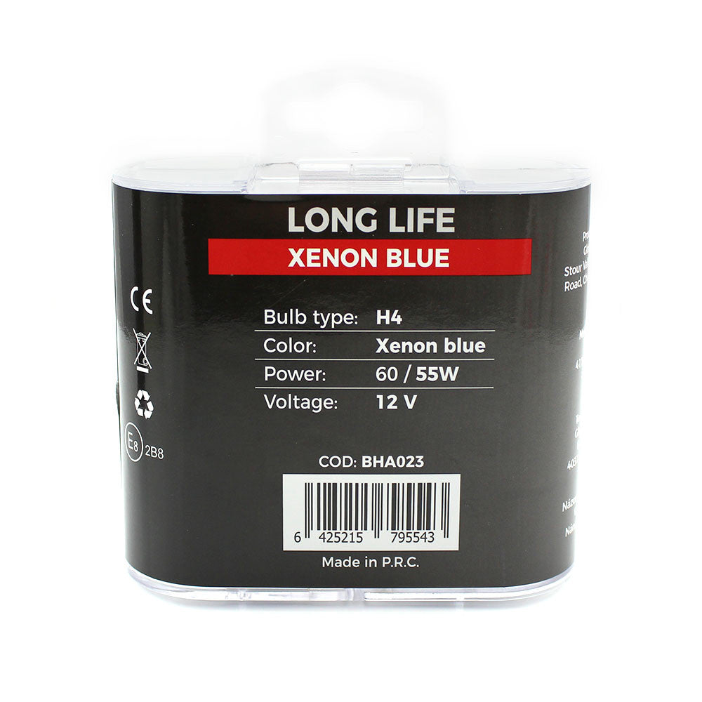 Bec MTR Plus 50 H4 12V 60/55W Alb Xenon Set 2 buc Carguard - imagine 2