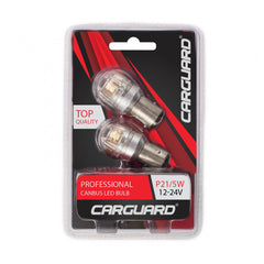 Bec Carguard P21W/5W 12V - 24V BA15S Set 2 buc Carguard - imagine 2