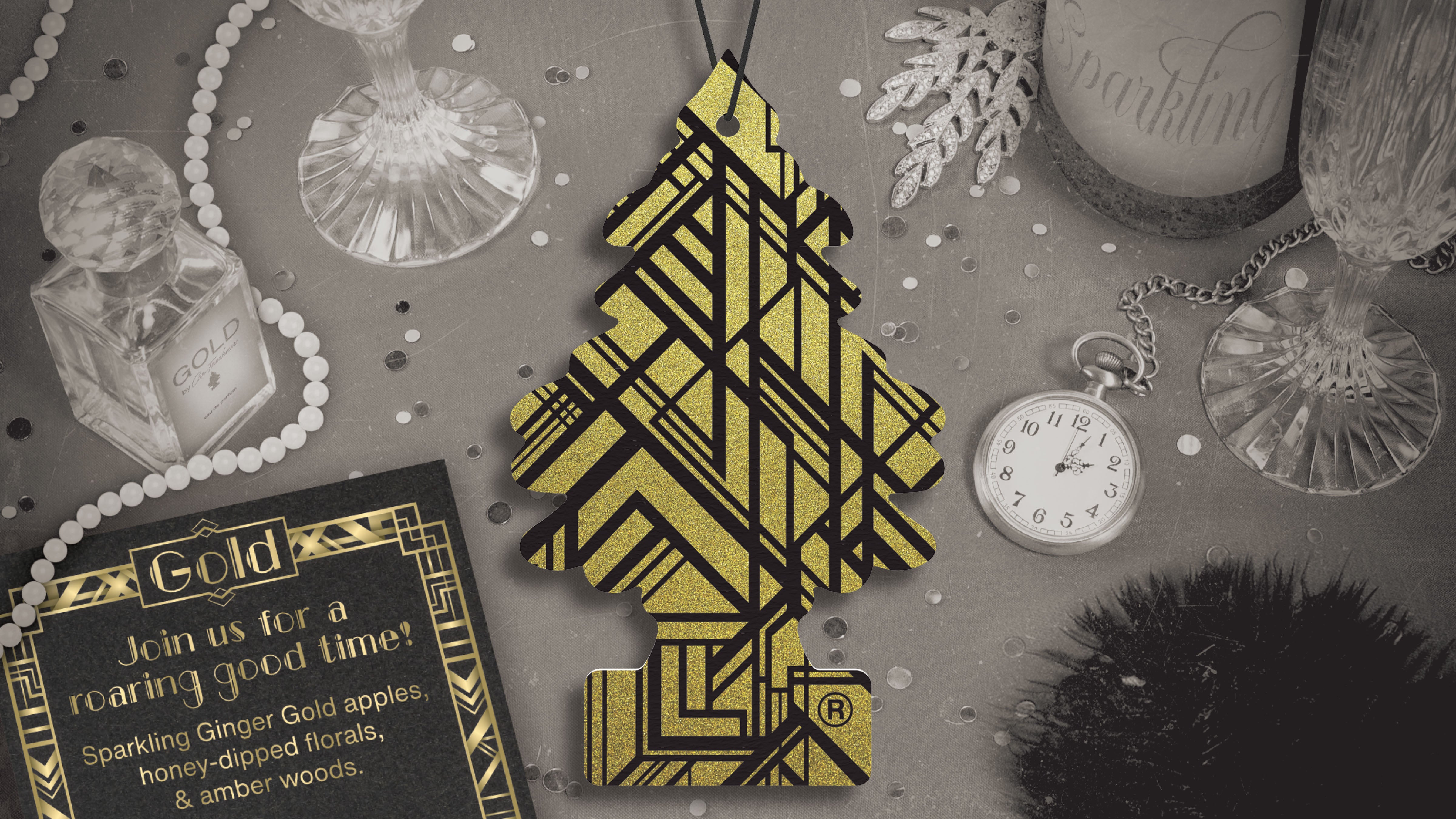 Odorizant auto WUNDER-BAUM Gold Wunderbaum - imagine 2