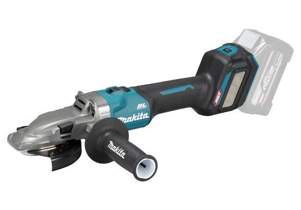 Polizor unghiular cu cap plat XGT 40Vmax, 125mm, livrat fara acumulator Makita - imagine 1