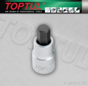 Tubulara bit 1/4 6mm Toptul - imagine 1