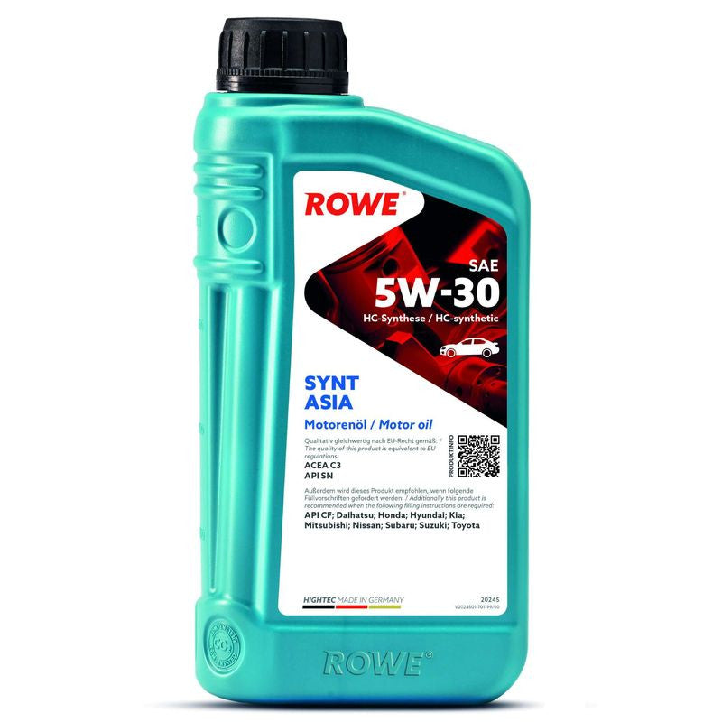 ULEI MOTOR TURISME ROWE HIGHTEC SYNT ASIA SAE 5W30 1L Rowe - imagine 1