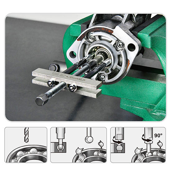 Set extractor cu bile cu 10 buc Toptul - imagine 2