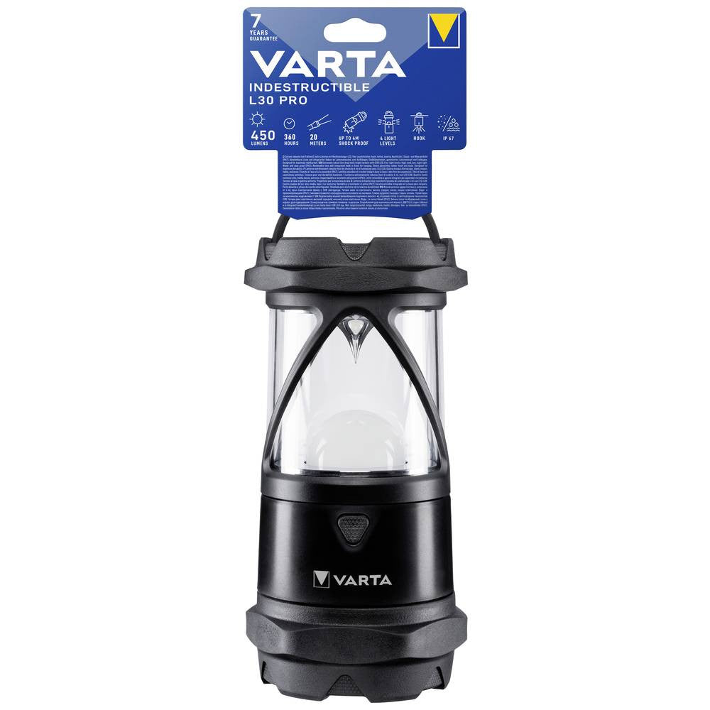 Varta 18761101111 Indestructibil L30 Pro LED (monocrom) Lantern de camping 450 lm alimentat cu bater Varta - imagine 2