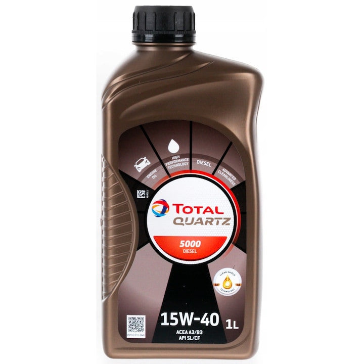 Ulei motor Total Quartz Diesel 5000 15W40 1L Total - imagine 2