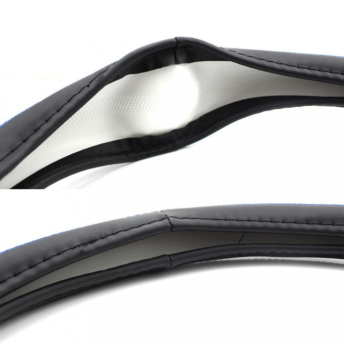 Husa Volan Auto - Albastru/Negru - PRO Carguard - imagine 3