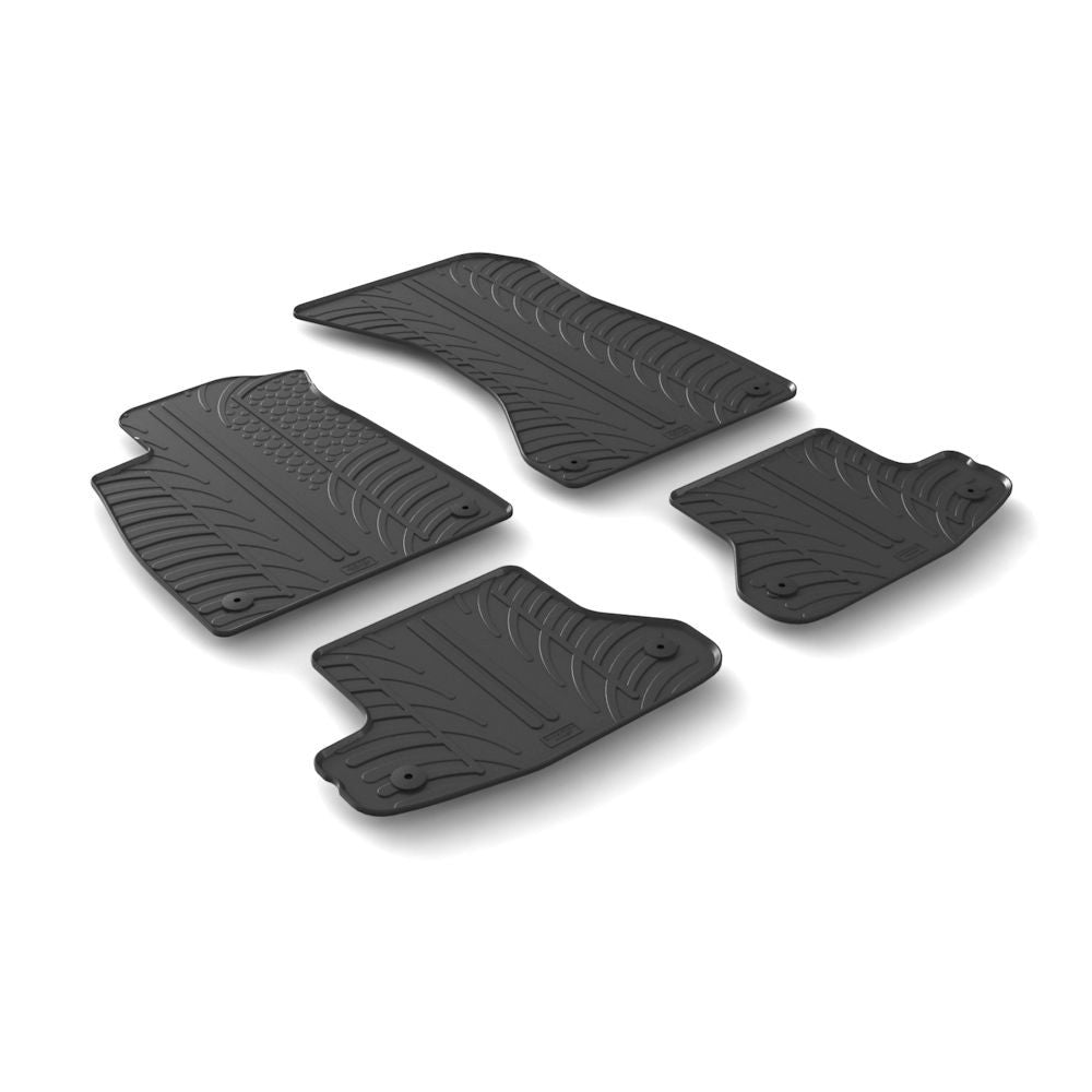 Covorase cauciuc Audi A5 Coupe 12.2016-> (2 usi) Gledring , 4 buc. Gledring - imagine 1
