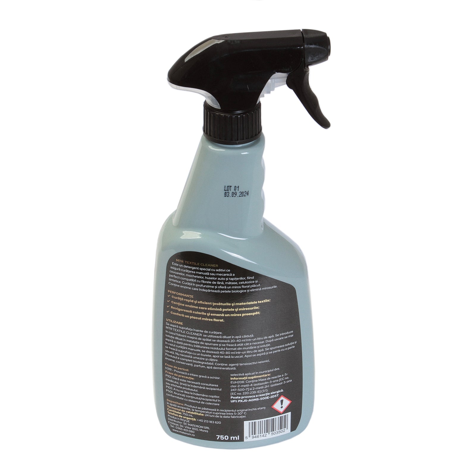 Solutie Premium MTR Curatare Textil 750 ml MTR - imagine 2