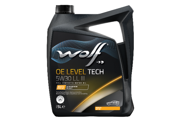 Ulei motor turisme Wolf OE Level tech LL III 5W30 5L Wolf - imagine 1