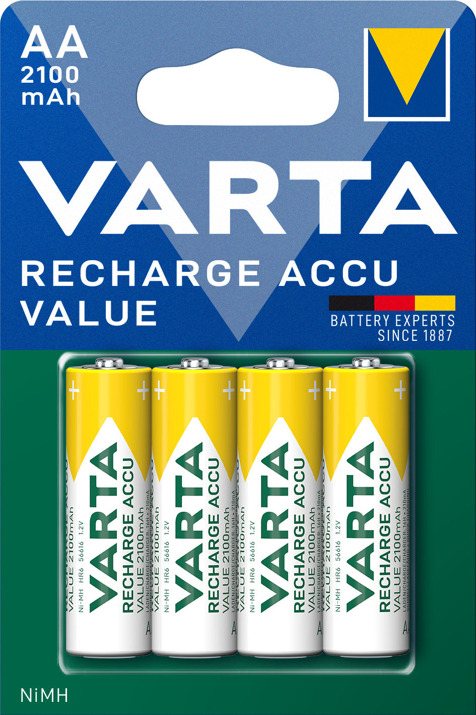 Baterie reincarcabila Varta AA 2100 mAh Varta - imagine 1