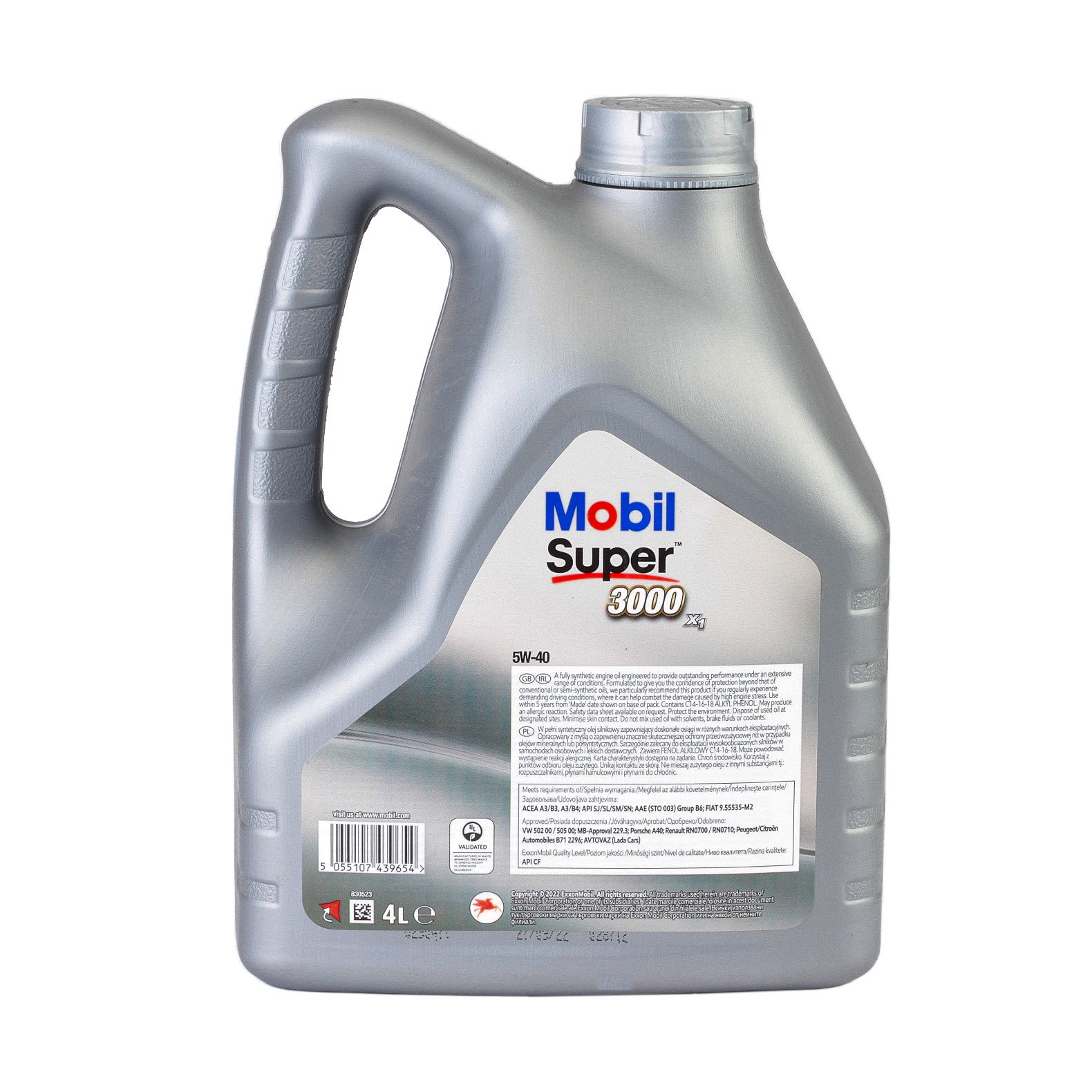 Ulei motor Mobil Super 3000 X1 5W40 4L Mobil - imagine 3