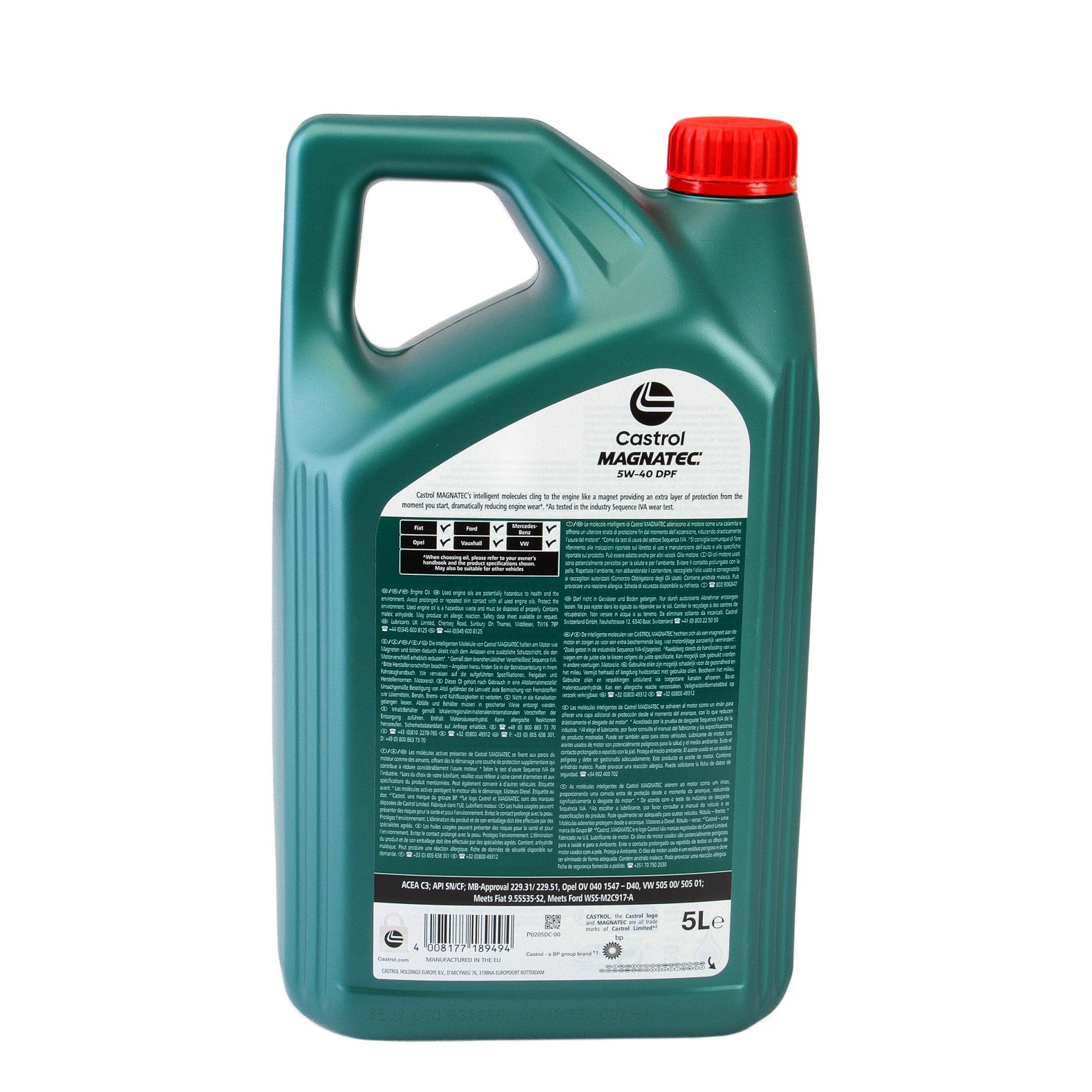 Ulei motor Castrol Magnatec DPF 5W40 5L Castrol - imagine 3