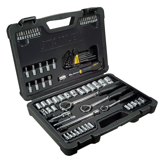 Set de chei tubulare STANLEY® de 1/4 in., 3/8 in. 1/2 in., 80 buc. Stanley - imagine 1