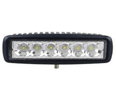 Proiector LED Auto Offroad 18W/12V-24V, 1320 Lumeni, Lungime 16 cm, Flood Beam 60 Grade MTR - imagine 1