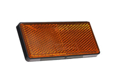Catadioptru dreptunghiular autoadeziv 86x40 mm Galben Runkit - imagine 2