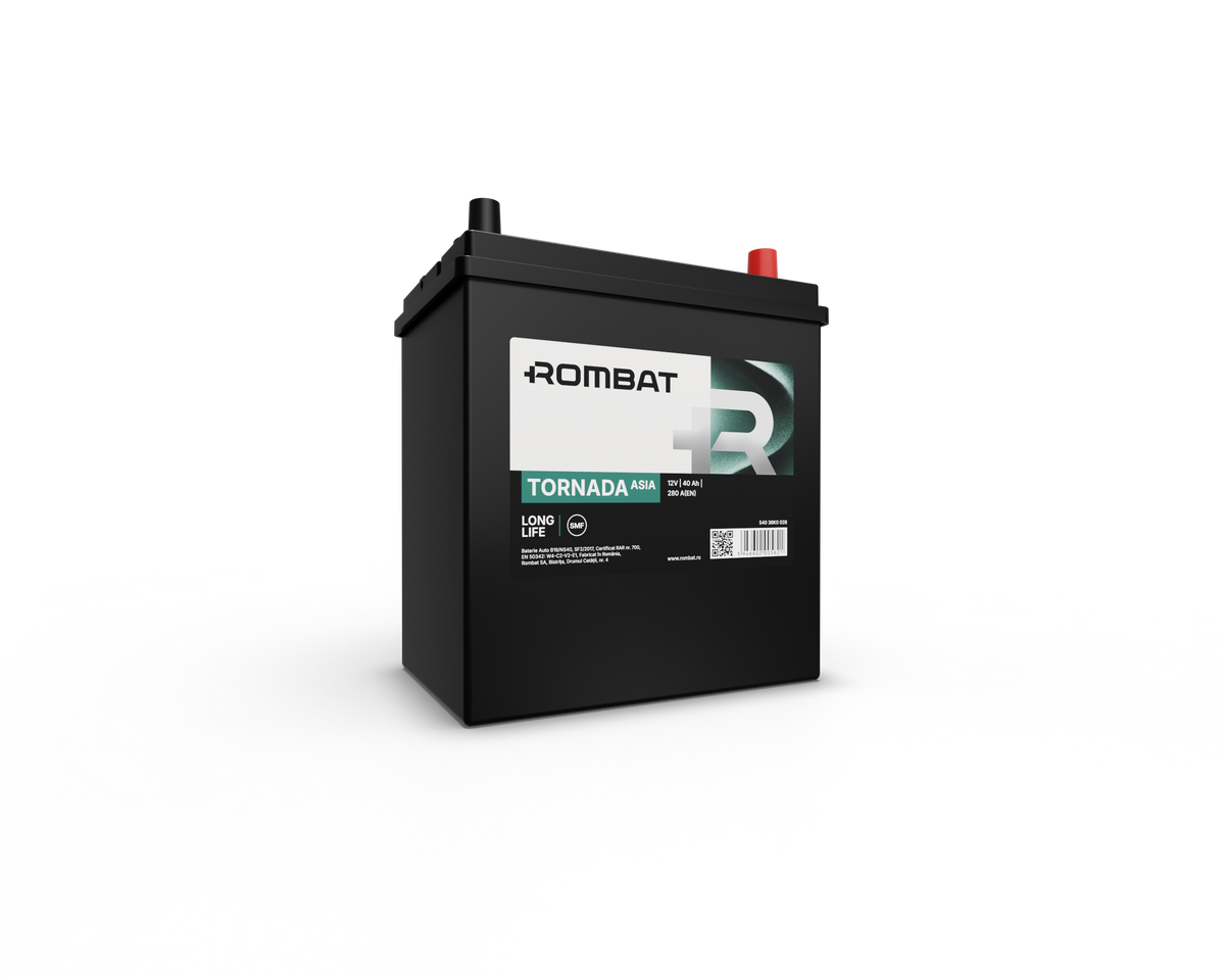 Acumulator Rombat Tornada Asia NS40DP 40 Ah Rombat - imagine 1