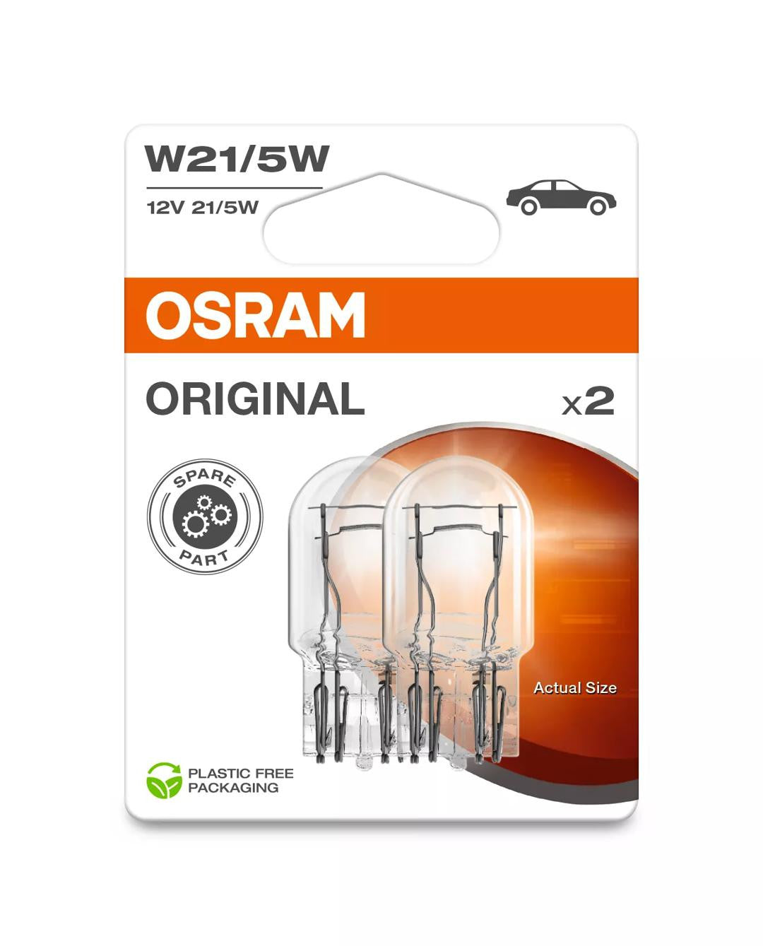 Bec Osram Original W21/5W 12V W3x16q Osram - imagine 1