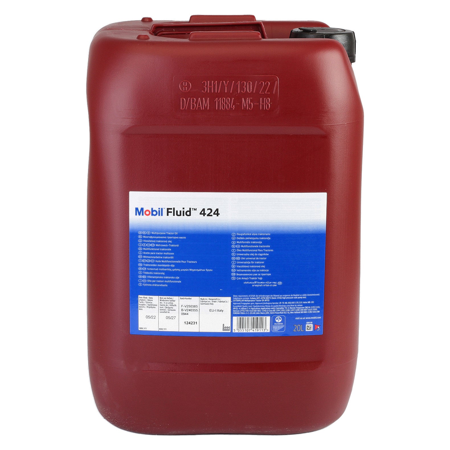 Ulei Mobil Fluid 424 20L Mobil - imagine 3