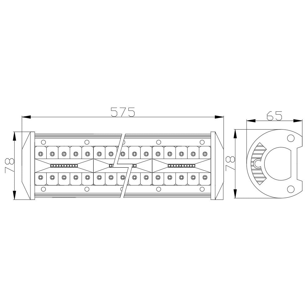 Bară Led Auto Off Road - 160W - 160 SMD LED Carguard Carguard - imagine 7