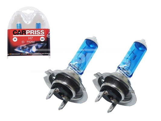 Bec imitatie xenon 60% H7 12V 55W PX26d Set 2 buc Carpriss - imagine 1