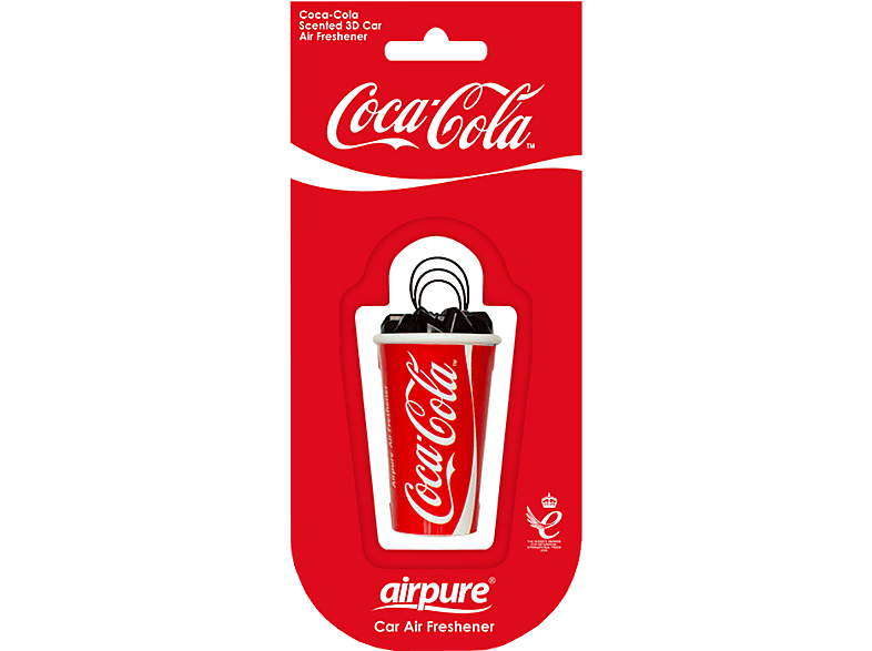 AIRPURE Odorizant auto, sticlă 3D, Coca-Cola original Airpure - imagine 2